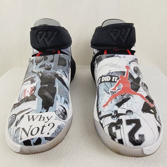 Jordan Why Not Zero.1 black white size 12 Sneakerhead Streetwear - Picture 4 of 8